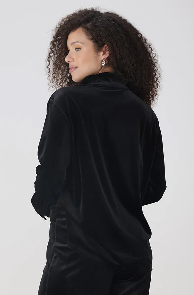 LEAH VELOUR SHIRT sold by Dunns product image thumbnail 3