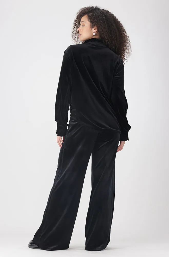 LEAH VELOUR SHIRT sold by Dunns product image thumbnail 5