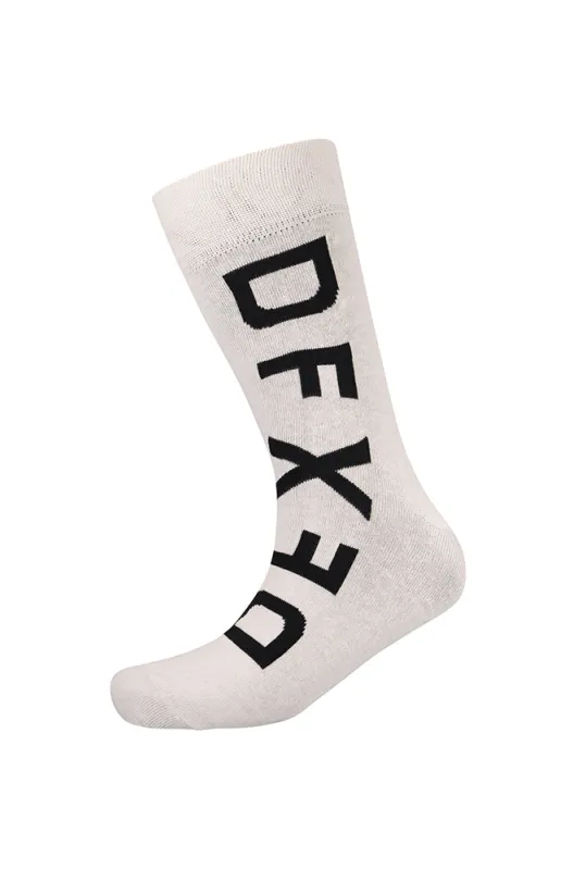 Nial Single Sock _ 157203 _ White sold by Dunns