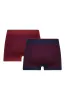 Leo Seamfree Trunks 2pk _ 161841 _ Burgundy sold by Dunns