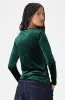 Kiki Velour Top _ 159859 _ Green sold by Dunns