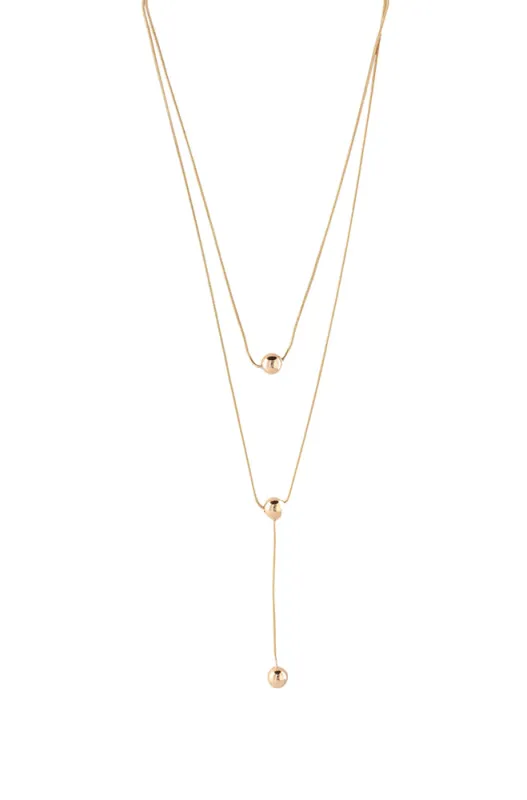 Lisa Layered Necklace _ 162868 _ Gold sold by Dunns