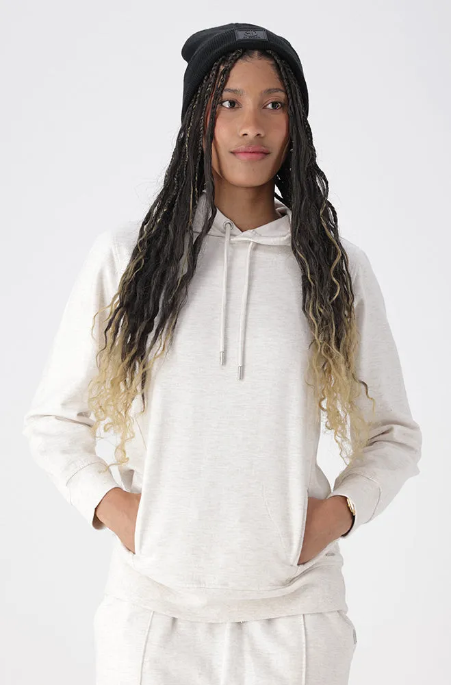 LUCY SIDE SLIT FLEECE HOODIE TOP sold by Dunns