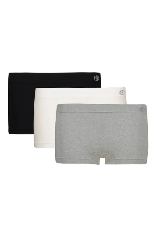 May Seamfree Boyleg 3pk _ 162230 _ Black sold by Dunns