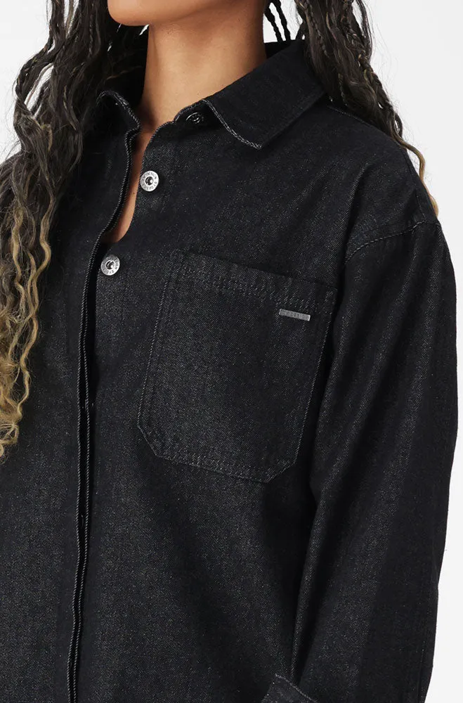 ESTIE DENIM SHIRT DRESS sold by Dunns product image thumbnail 5