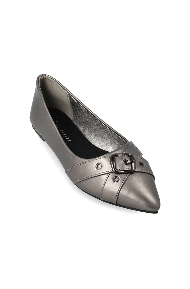 Cross over buckle pump sold by Dunns product image thumbnail 2