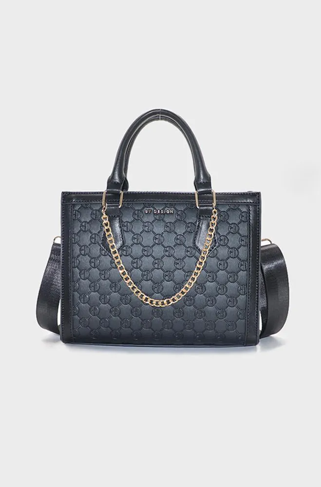 Lacy Tote Bag _ 162828 _ Black sold by Dunns