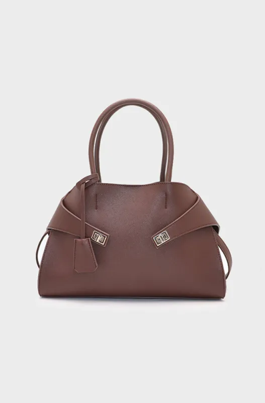 Jolene Structured Bag _ 159527 _ Brown sold by Dunns