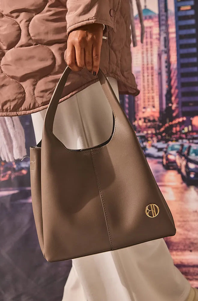 Frida Shoulder Bag _ 158589 _ Brown sold by Dunns