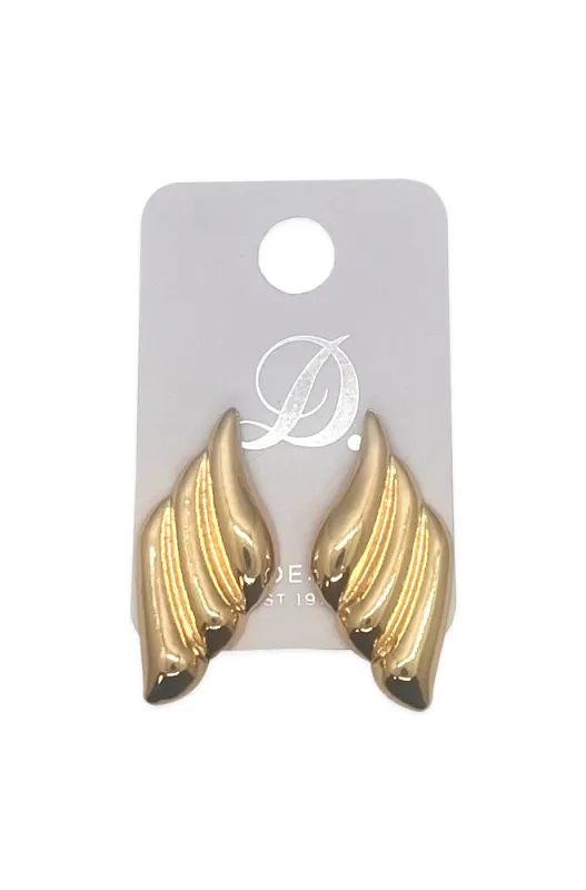 Kristy Staement Stud Earrings _ 158413 _ Gold sold by Dunns