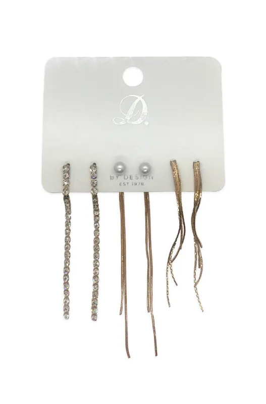 TANYA 3 PACK EARRINGS sold by Dunns