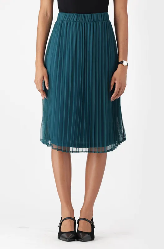 EMILIA PLEATED MIDI SKIRT sold by Dunns