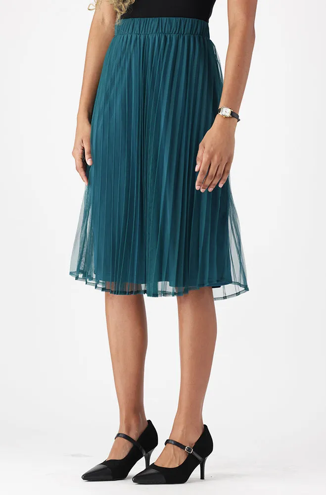 EMILIA PLEATED MIDI SKIRT sold by Dunns product image thumbnail 2
