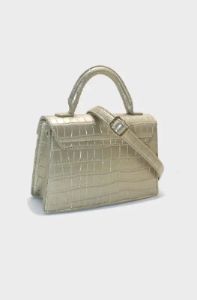Jen Asymetric Mini Slingbag _ 143737 _ Gold sold by Dunns