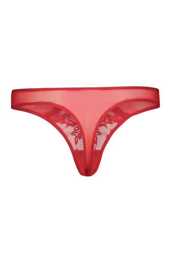 ZOEY MESH/LACE THONG sold by Dunns product image thumbnail 2