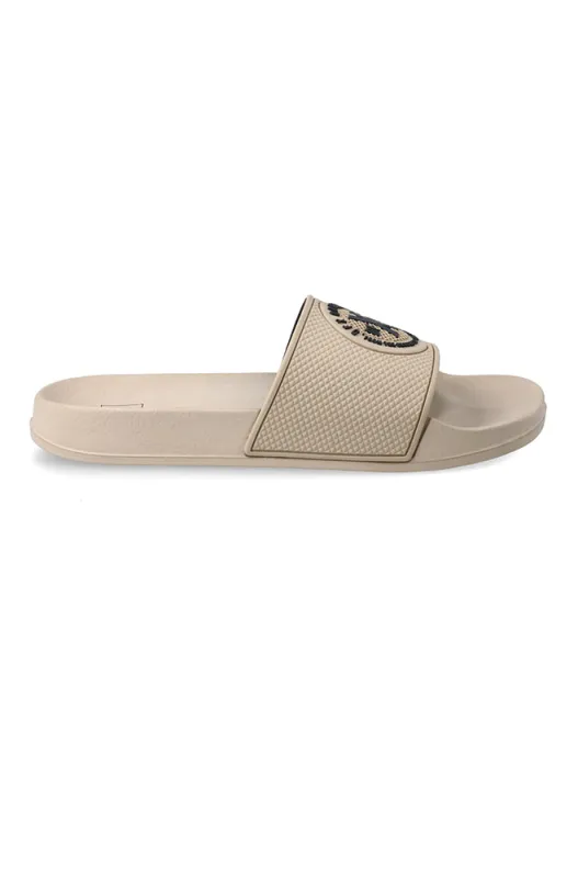 Dfxd Self Embossed Slide _ 161209 _ Beige sold by Dunns