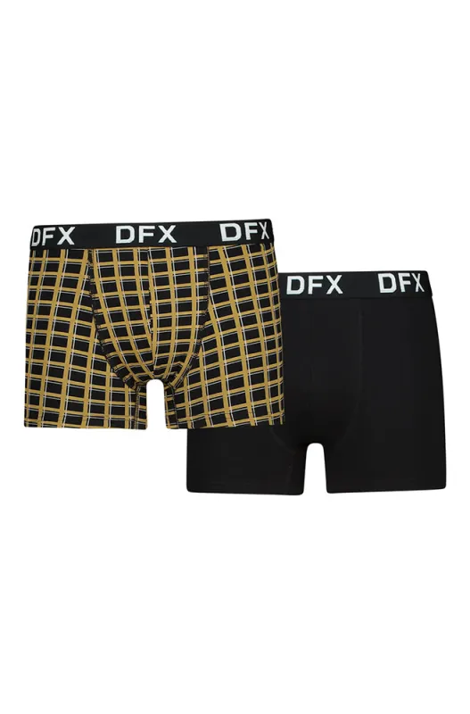 Bryce Knit Trunks 2pk _ 169400 _ Black sold by Dunns