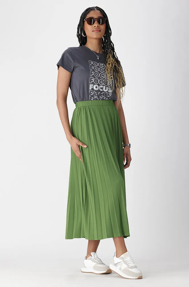 EMILIA PLEAT SLINKY SKIRT sold by Dunns product image thumbnail 4