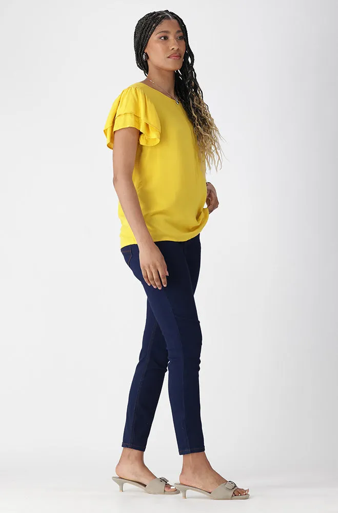 NIKKI FLUTTER SLEEVE TOP sold by Dunns product image thumbnail 5