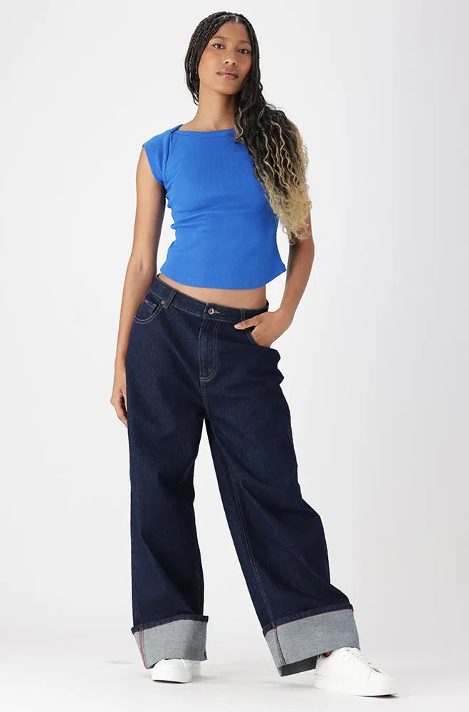 CHLOE RIB BOAT NECK SHORT SLEEVE sold by Dunns product image thumbnail 4