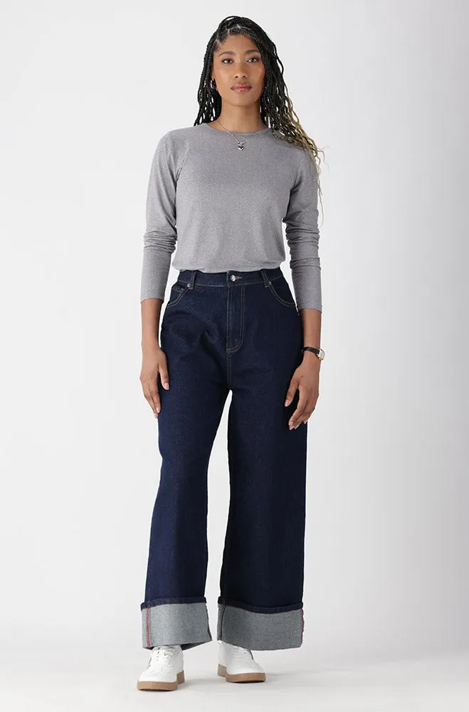 Cleo Crew Neck Tee _ 160024 _ Grey sold by Dunns product image thumbnail 4