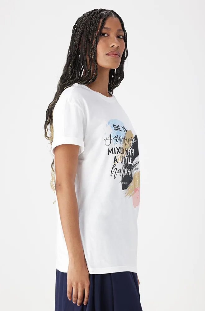 JADE GRAPHIC BOYFRIEND TEE sold by Dunns product image thumbnail 5