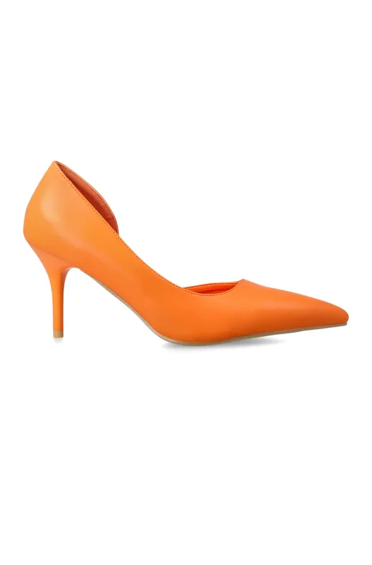 Mariah Basic Stiletto _ 163710 _ Orange sold by Dunns