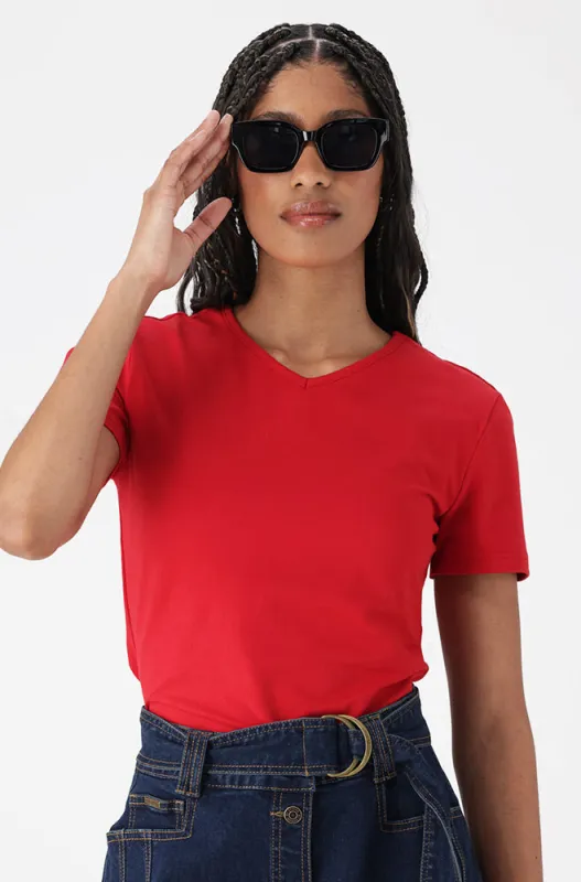 GRACE V NECK TEE sold by Dunns