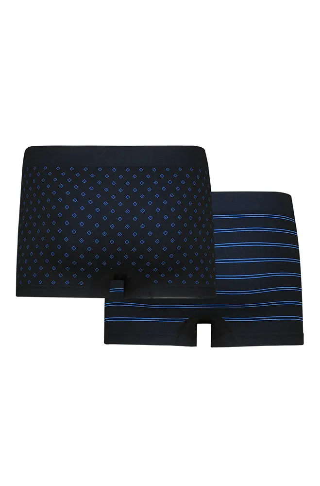 Uzair Seamfree Trunks 2pk _ 164234 _ Black sold by Dunns product image thumbnail 2