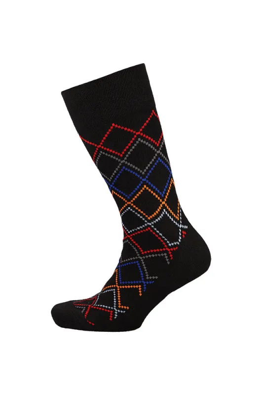 Xyler Single Sock _ 157238 _ Black sold by Dunns