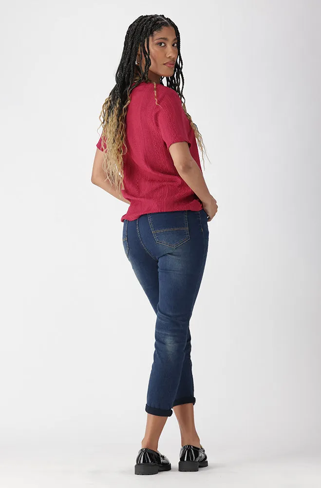 CHANNEL TEXTURED TOP sold by Dunns product image thumbnail 5