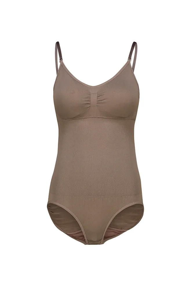 Kara Sf Shaper Bodysuit _ 164320 _ Dark Mocha sold by Dunns