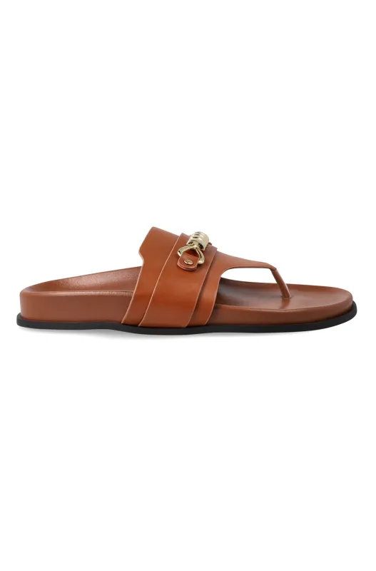 Jami Trim Toe Thong Sandal _ 165365 _ Tan sold by Dunns