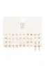Kayla 20 Pack Earrings _ 164887 _ Gold sold by Dunns