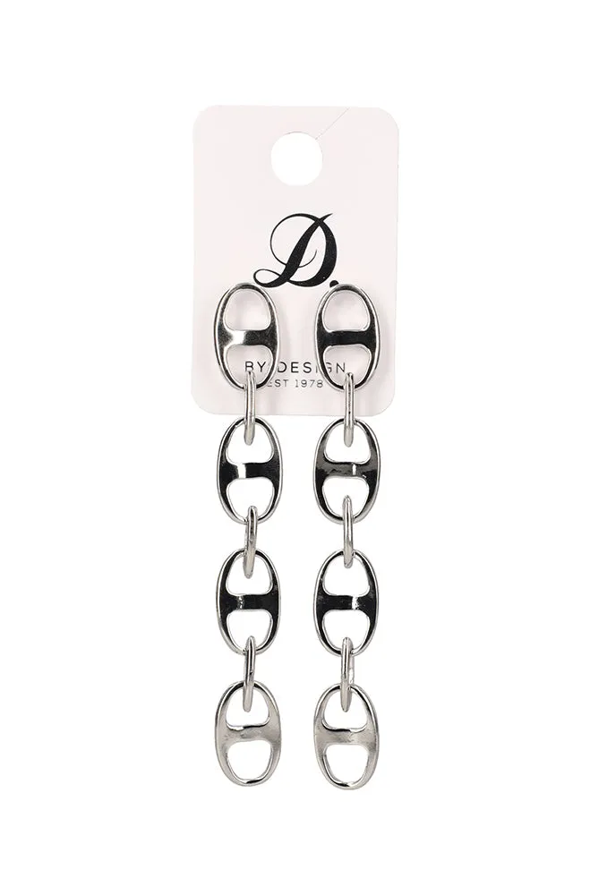 DEMI LINK DROP EARRINGS sold by Dunns