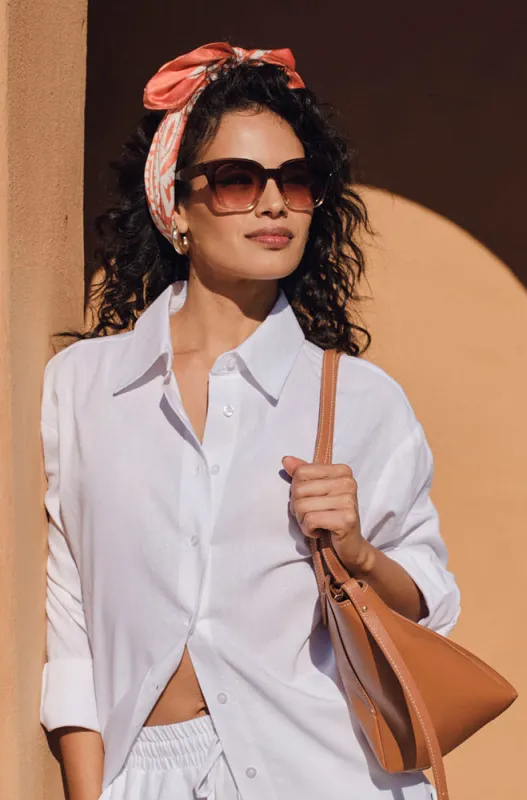 JESSICA LARGE SATIN SCARF sold by Dunns