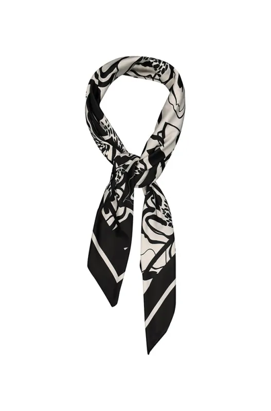Monica Large Satin Scarf _ 164279 _ Multi sold by Dunns