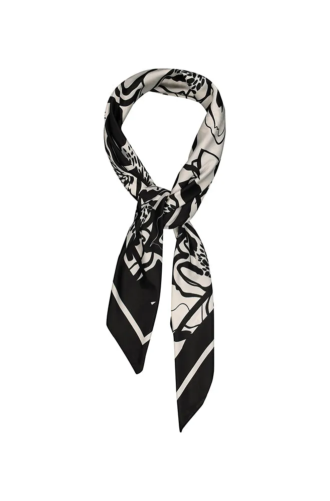 MONICA LARGE SATIN SCARF sold by Dunns