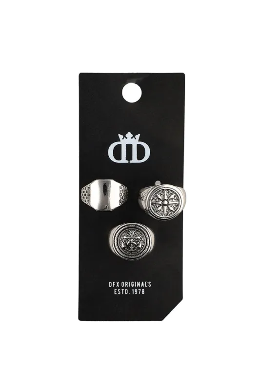 ASHWIN 3 PACK MENS RINGS sold by Dunns