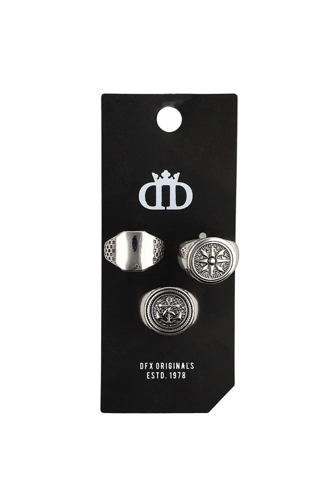 ASHWIN 3 PACK MENS RINGS sold by Dunns