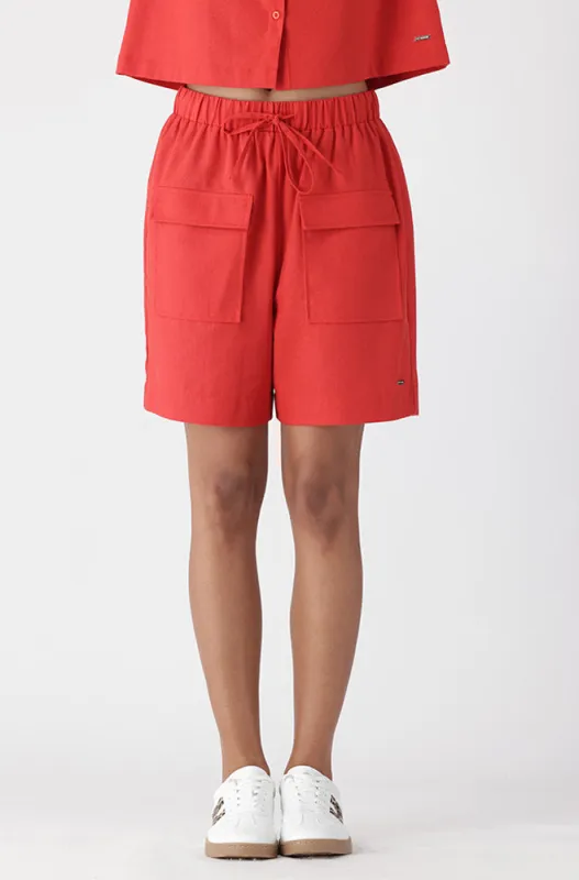Zena Front Pocket Shorts _ 165968 _ Orange sold by Dunns