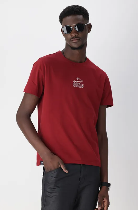 Dextre Tee _ 164716 _ Red sold by Dunns
