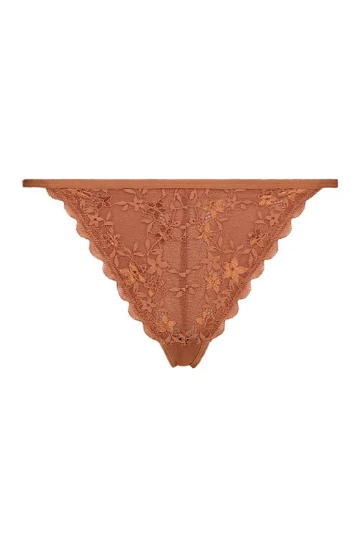 Jolie Meshlace Tanga _ 159641 _ Bronze sold by Dunns