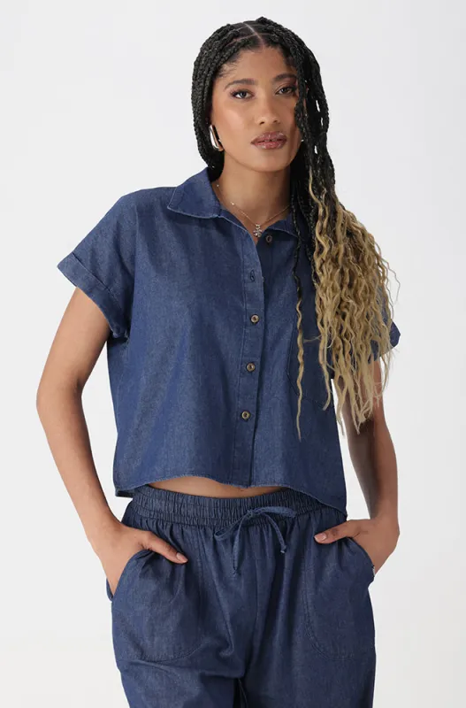 VIVIAN CHAMBRAY SHIRT sold by Dunns