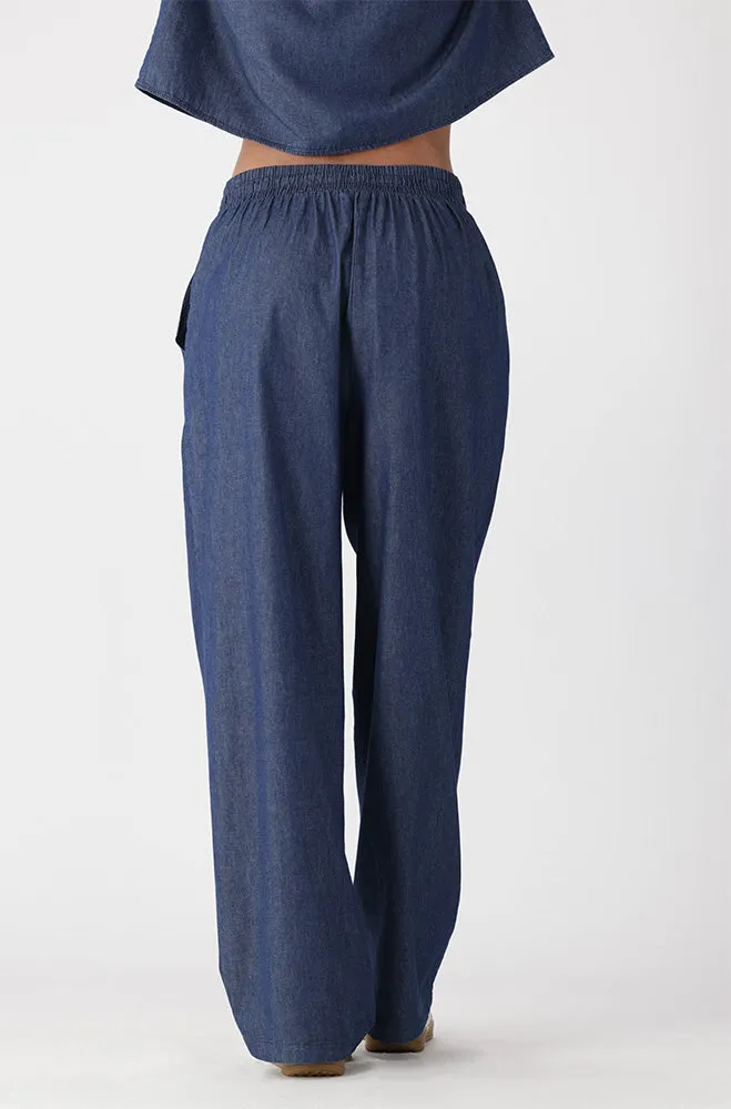 ENYA CHAMBRAY PANTS sold by Dunns product image thumbnail 3