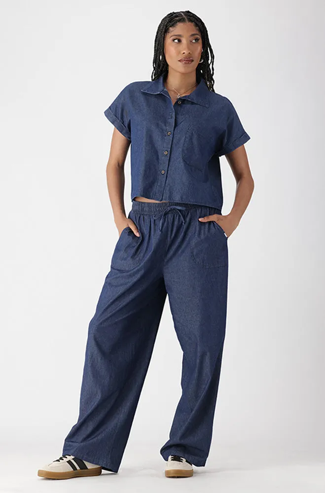 ENYA CHAMBRAY PANTS sold by Dunns product image thumbnail 4