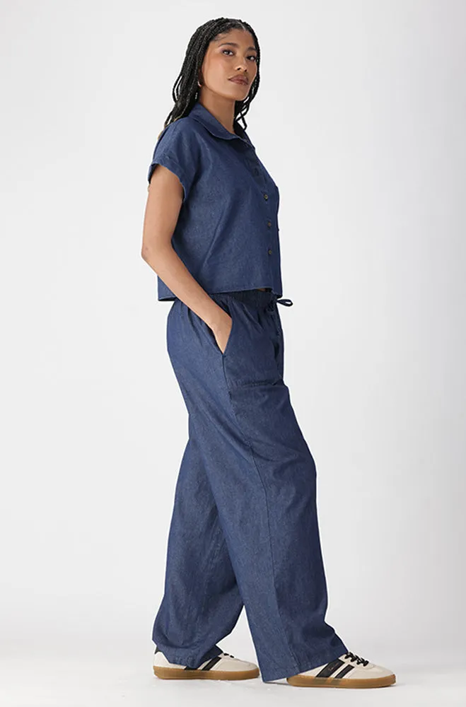 ENYA CHAMBRAY PANTS sold by Dunns product image thumbnail 5