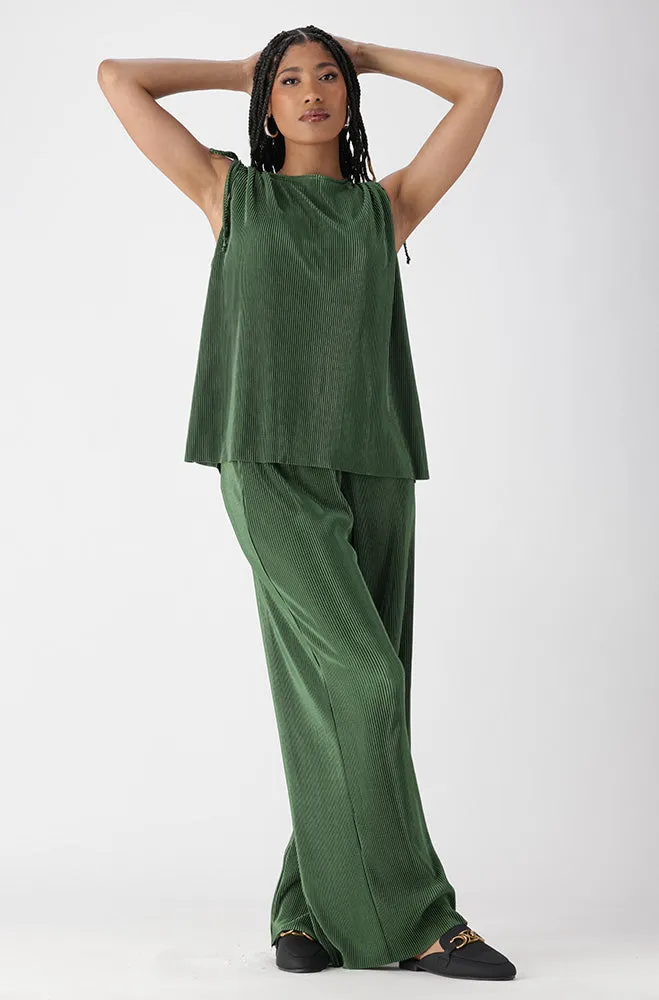 CARI PLISSE WIDELEG PANTS sold by Dunns product image thumbnail 4