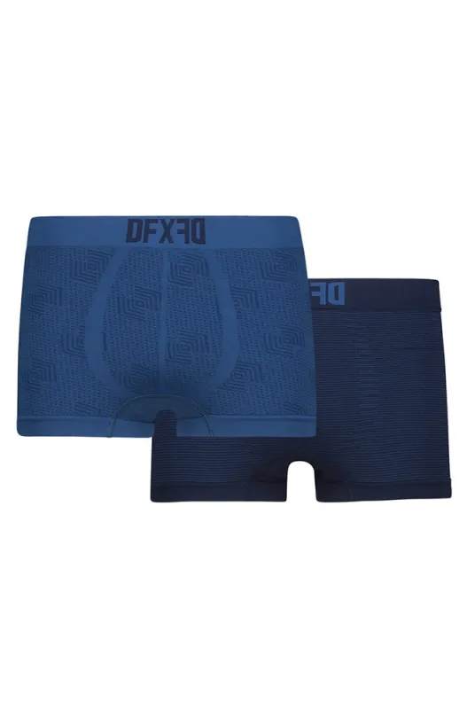 Sax Seamfree Trunks 2pk _ 164863 _ Navy sold by Dunns