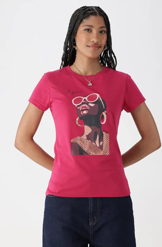 ZOLA REGULAR FITTED GRAPHIC TEE sold by Dunns
